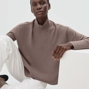Everlane Chashmere Square Turtleneck Sweater